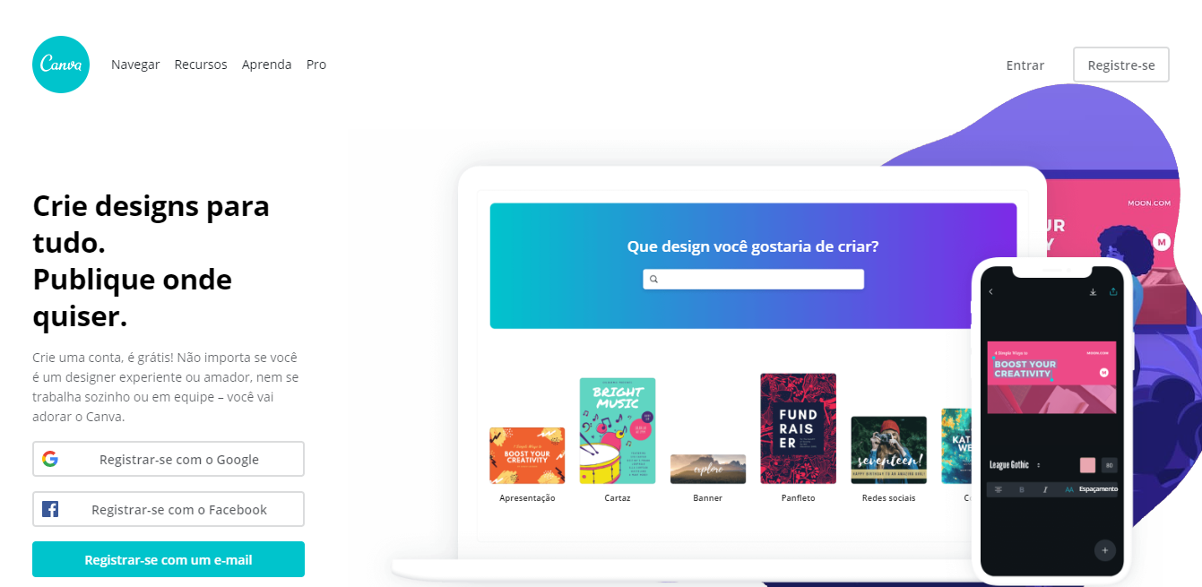 ferramentas organização de eventos- canva