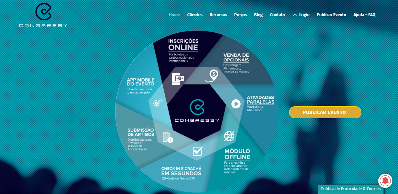 ferramentas organização de eventos- congressy