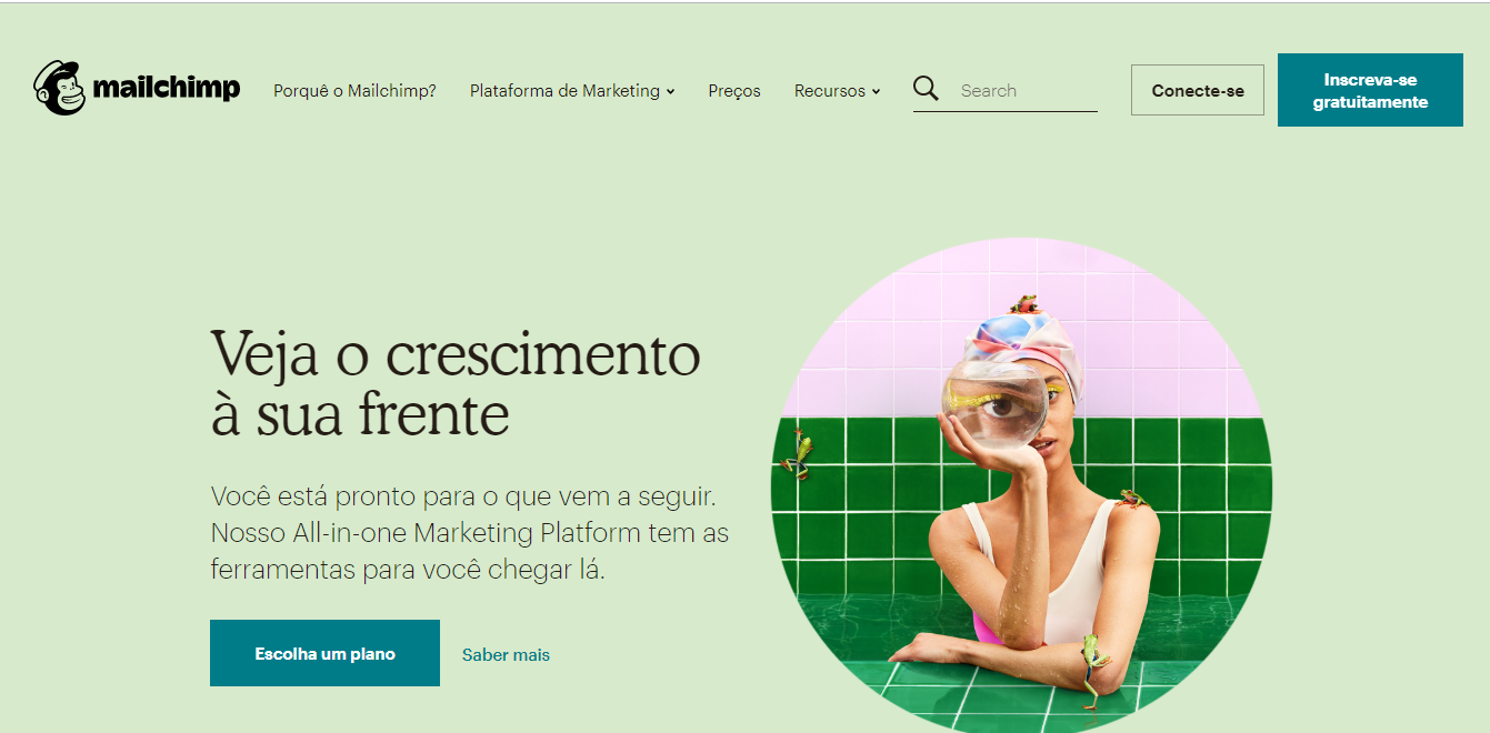 ferramentas organização de eventos- mailchimp